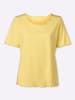 Sieh an! Kurzarmshirt in zitrone
