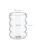 relaxdays 4x Trinkgläser in Transparent - 350 ml