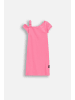 Coccodrillo Geripptes Kleid in rosa