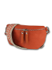 Toscanto Leder Gürteltasche Toscanto Tasche orange, papaya, mehrfarbig ca. 25cm