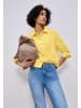Street One Corduroy Shirtcollar Blouse in Bloom Yellow