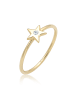 Elli DIAMONDS  Ring 375 Gelbgold Sterne, Astro, Stern in Gold