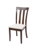 MCW 2er-Set Küchenstuhl G46, Dunkles Gestell, beige