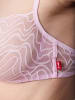 Joop! Jeans Bügelloser BH Wave Lace in Pink Tulle