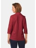 GOLDNER Bluse Stretchbequeme Bluse mit Baumwolle in dunkelrot