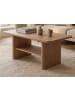Furn.Design Couchtisch Hickory Walnuss 90 x 56 cm, Wohnzimmertisch mit Ablage