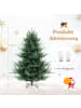 COSTWAY 180cm Künstlicher Weihnachtsbaum mit Beleuchtung in Grün