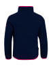 Trollkids Fleece-Pullover "Nordland" in Dunkelblau / Magenta