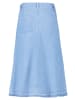 Betty Barclay Jeansrock mit offenem Saum in Light Blue Denim