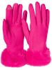 styleBREAKER Touchscreen Handschuhe in Pink