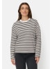Camel Active Sweatshirt aus einem Baumwollmix in Schwarzweiß