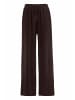 Hessnatur Jersey Hose Wide Leg  in kakao braun