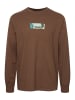 !SOLID Langarmshirt SDHammou in Braun