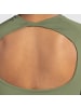 SMILODOX Crop Longsleeve Bethy Seamless in Khaki