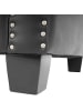 MCW Luxus Sessel Chesterfield, Eckige Füße, schwarz