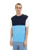 TOM TAILOR Denim T-Shirt COLORBLOCK in Mehrfarbig