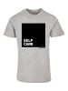 F4NT4STIC T-Shirt SELF CARE TEE in grau meliert