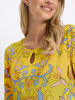 Heine Kurzarmshirt in sonnengelb-limone-bedruckt