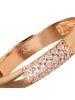 BALIA 333 Rosegold - 8 Karat Damen Ringe 3 reihig Zirkonia Fingerring 62 (19,7)
