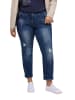 Ulla Popken Jeans in dark blue denim