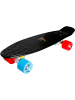 New Sports Kickboard Skateboard schwarz blau/orange, ABEC 7 Kugellager - ab 5 Jahre