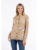 usha FESTIVAL Damen Damen Strickjacke Mit Knöpfen in Rauchmint Mehrfarbig