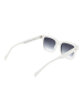 Ana Hickmann Frauen Sonnenbrille Quadratisch Weiß