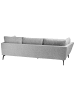Beliani 4-Sitzer Sofa NENOLA in Grau/Schwarz - (W) 252 x (H) 92 x (L) 109 cm