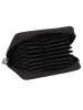 Greenland Nature Black Nappa Kreditkartenetui RFID Leder 11 cm schwarz