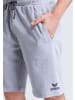 erima Herren Essential Sweatshorts in hellgrau melange/schwarz