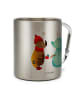 Mr. & Mrs. Panda Kaffeetasse Nachtfalter Schneemann ohne Spruch in Silber