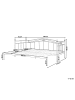 Beliani Tagesbett TULLE in Weiß - (W) 92 x (H) 86 x (L) 209 cm