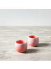 like. by Villeroy & Boch 2er Set Eierbecher Perlemor Home Coral in Rosa-Rot 50 ml