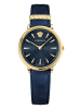 Versace Analoguhr für Damen in blau