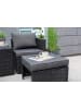 ebuy24 Lounge-Set Quad 5-teilig Schwarz 42 x 63 cm