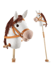 tectake Hobby Horse mit Rollen - Detailreiches Design für Kinder