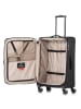 Pack Easy GoOn 4 Rollen Trolley M 67 cm mit Dehnfalte schwarz
