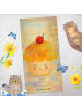 Mr. & Mrs. Panda Saunatuch Cupcake Design ohne Spruch in Gelb Pastell