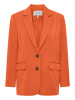 b. young BYESTALE  BLAZER 3 - HEAVY WOVEN Loose fit in Orangeade
