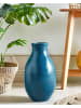 Beliani Dekovase STAGIRA in Blau - (W) 27 x (H) 48 x (L) 27 cm