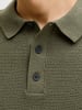 Jack & Jones Einzigartiges Knit Polo-Shirt mit Kentkragen in Olive-2