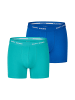 Happy Shorts Trunk Neon in neon green/blue