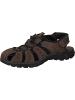manitu Komfort-Sandalen, Komfort-Slipper in braun