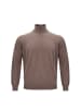 KANGRA Braun Wolle Rollkragenpullover