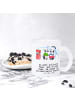 Mr. & Mrs. Panda Kaffeebecher Pandas Freizeitpark besuchen mit S... in Transparent