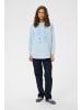 CULTURE Kurzarm-Bluse CUkosy Relaxed fit in Cashmere Blue/Whitecap Stripe