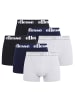 ellesse Boxershort 6er Pack in Schwarz/Grau/Blau