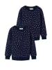 name it 2er-Set Sweatshirts Rundhals Pullover Regular Fit in Dunkelblau
