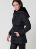 KOROSHI Women's padded jacket with hood in SCHWARZ