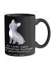 Mr. & Mrs. Panda Tasse Französische Bulldogge Liebe mit Spruch in Schwarz
